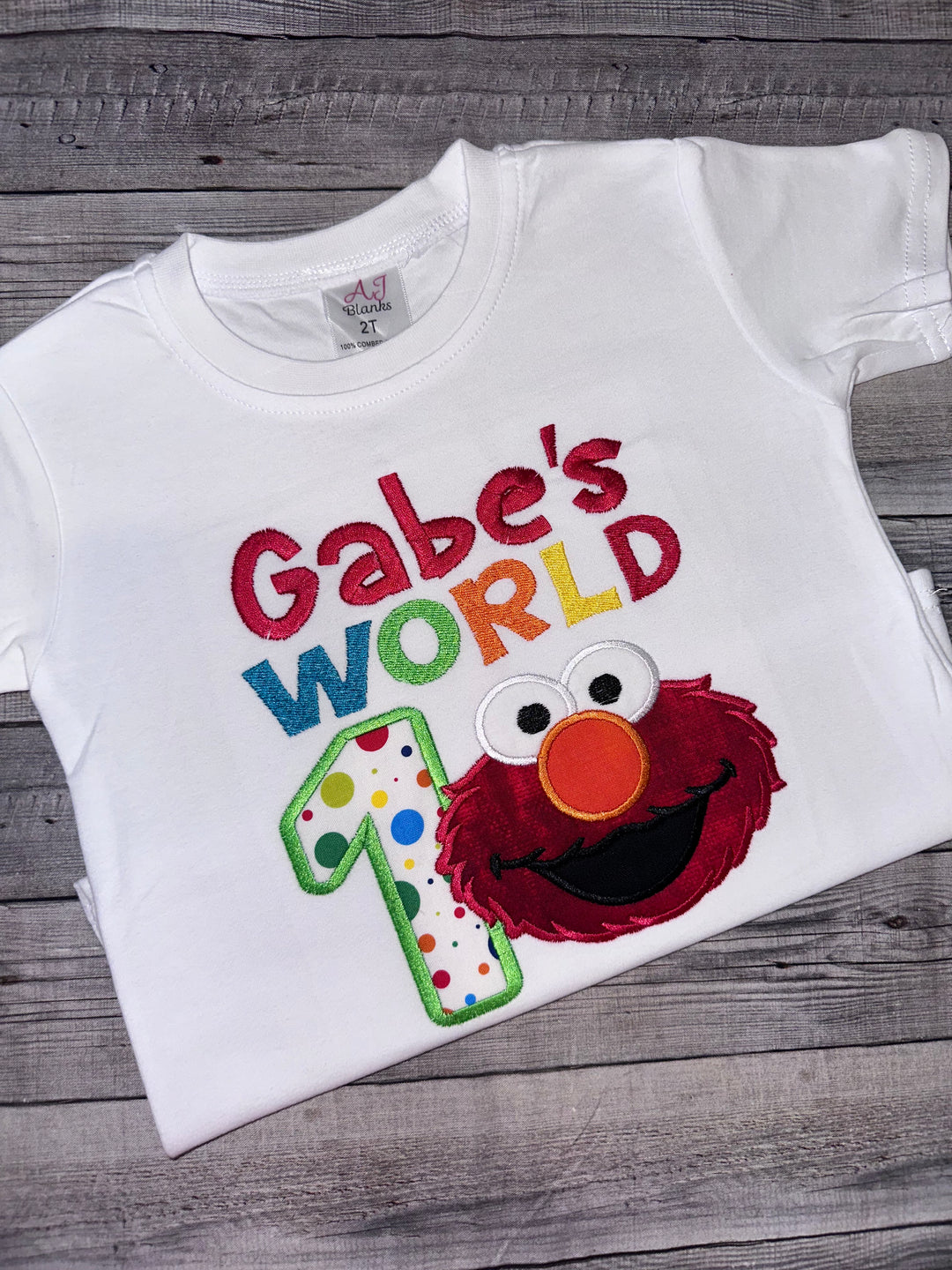 Personalized Elmo-Inspired Birthday Shirt|Custom Birthday Shirt for boys