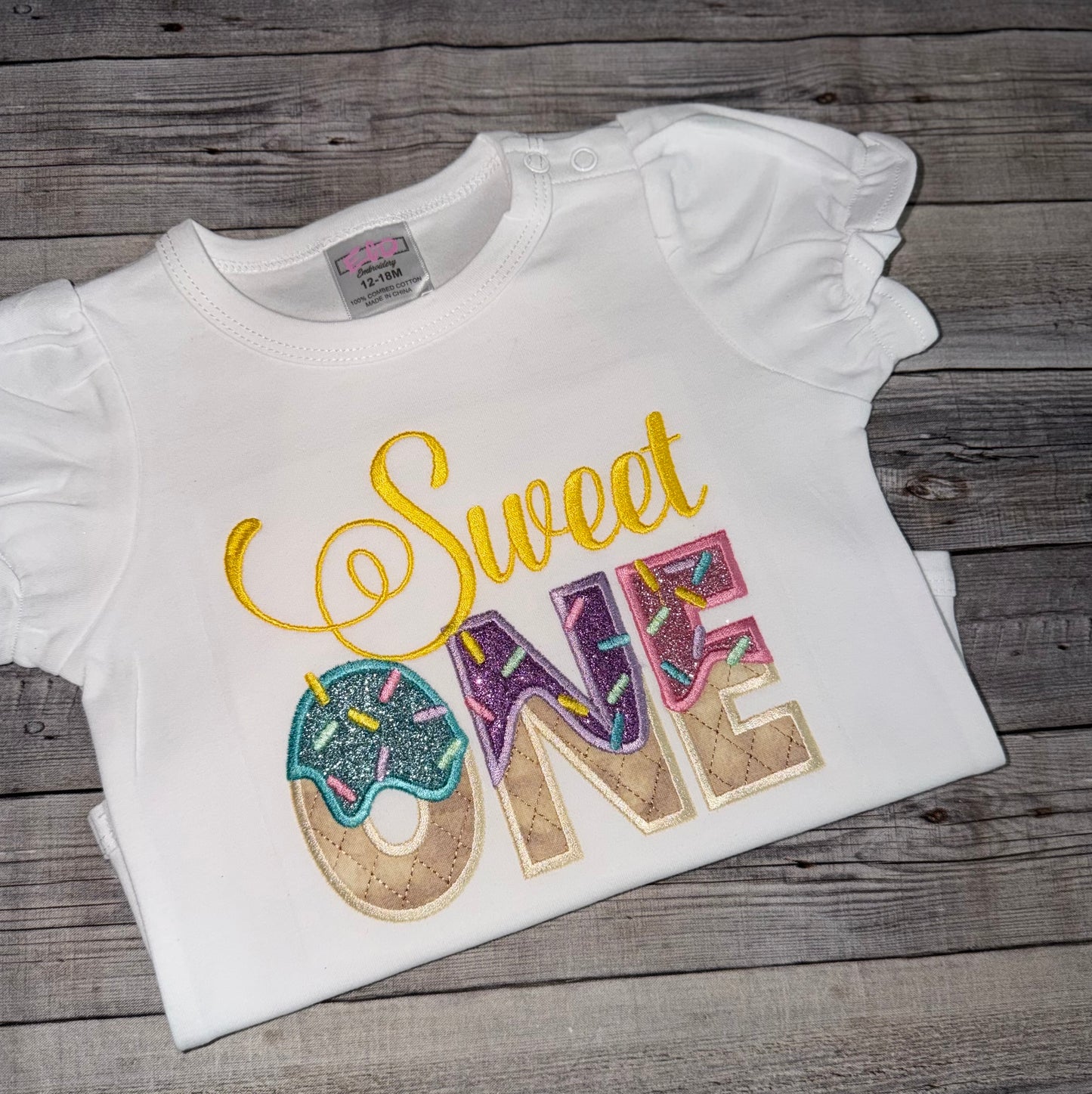 Sweet ONE Birthday Outfit for Girls| Pastel Rainbow Tutu Set| Sizes 0M-12y