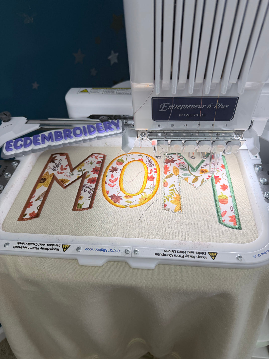 Floral MOM Fall Crewneck