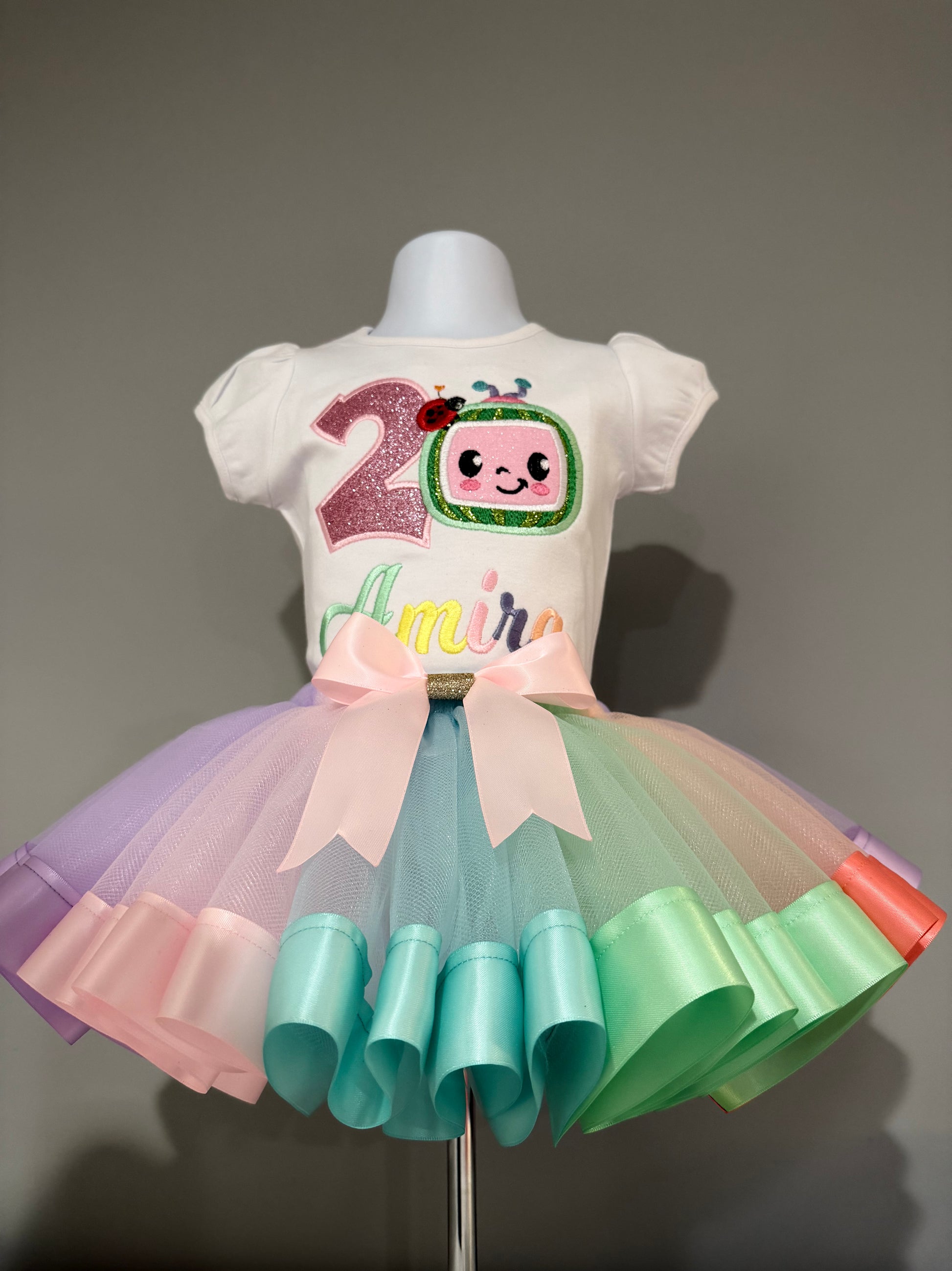 Personalized 2nd Birthday Outfit Girl
