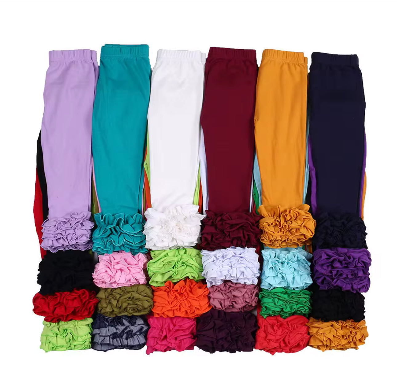 Ruffle pants for toddler girls