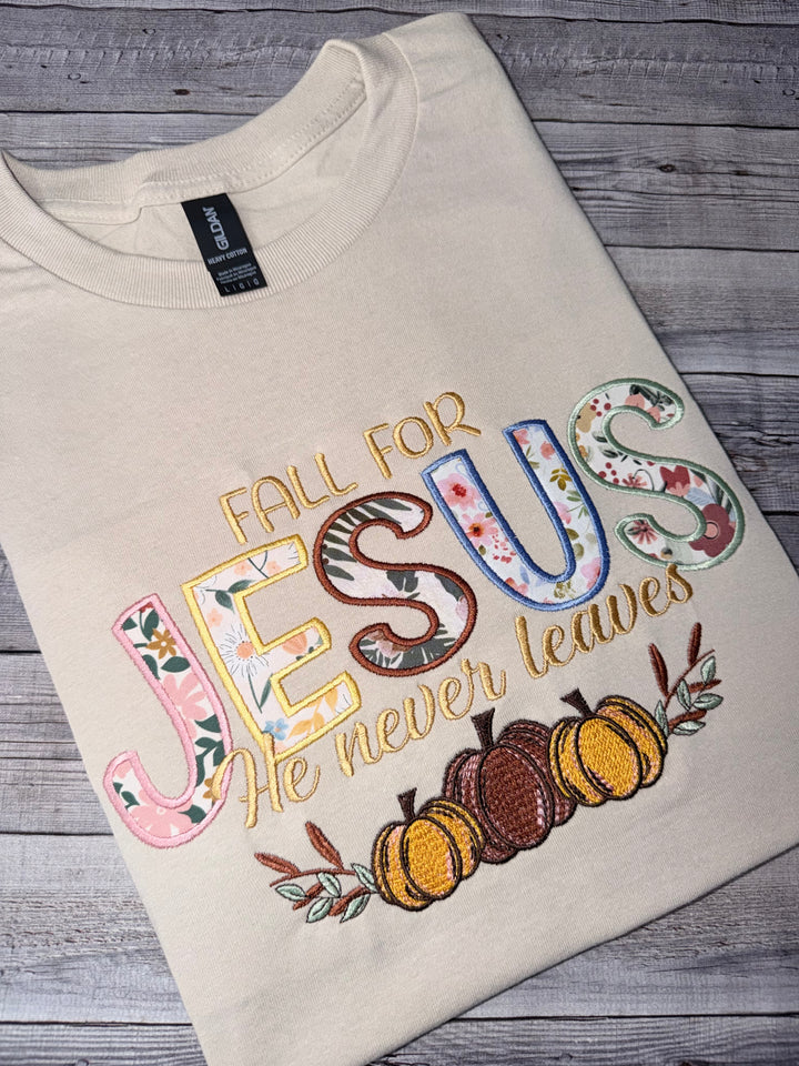 Fall for Jesus Floral Shirt