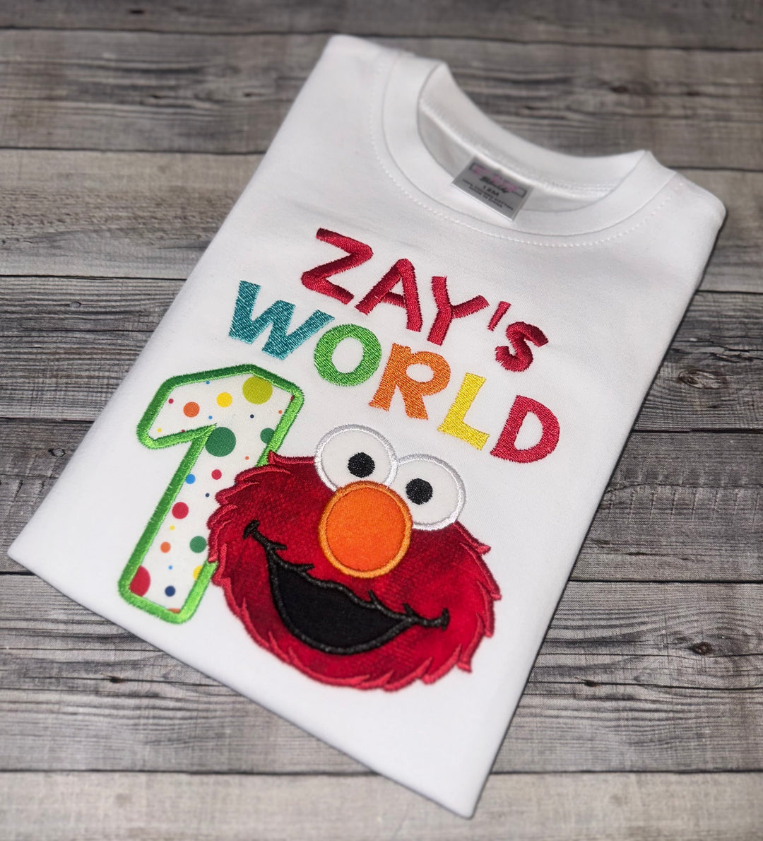 Personalized Elmo-Inspired Birthday Shirt|Custom Birthday Shirt for boys