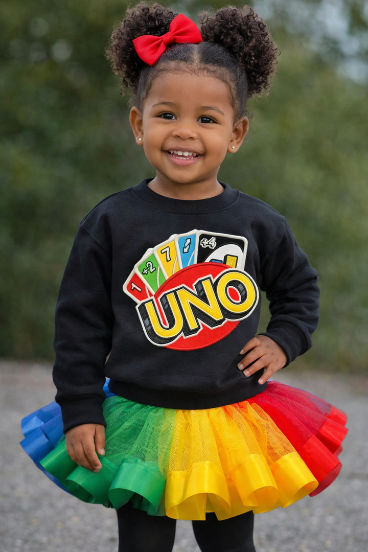 Personalized Uno birthday outfit|Custom first birthday set for girls