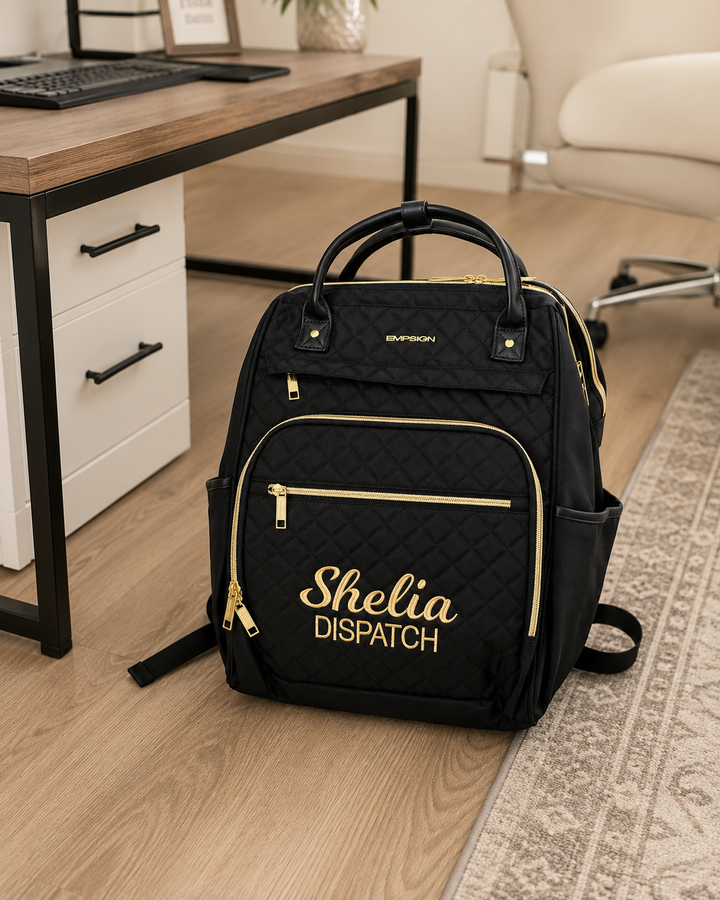 Personalized Embroidered Work Backpack