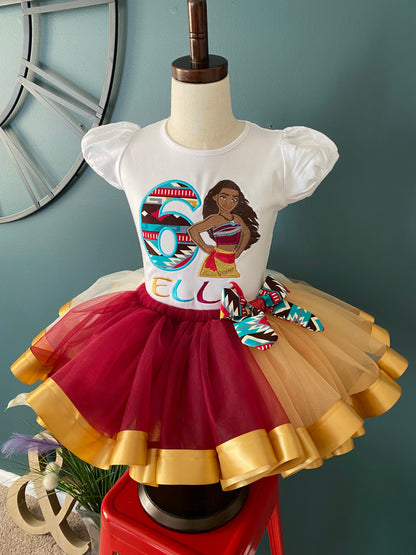 Moana Birthday outfit for girls