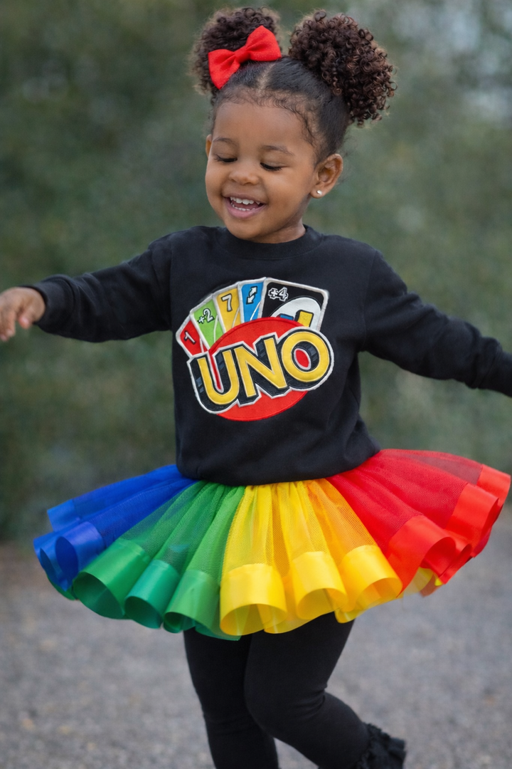 Personalized Uno birthday outfit|Custom first birthday set for girls