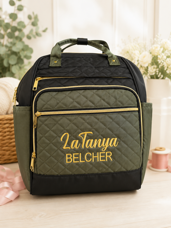Personalized Embroidered Work Backpack
