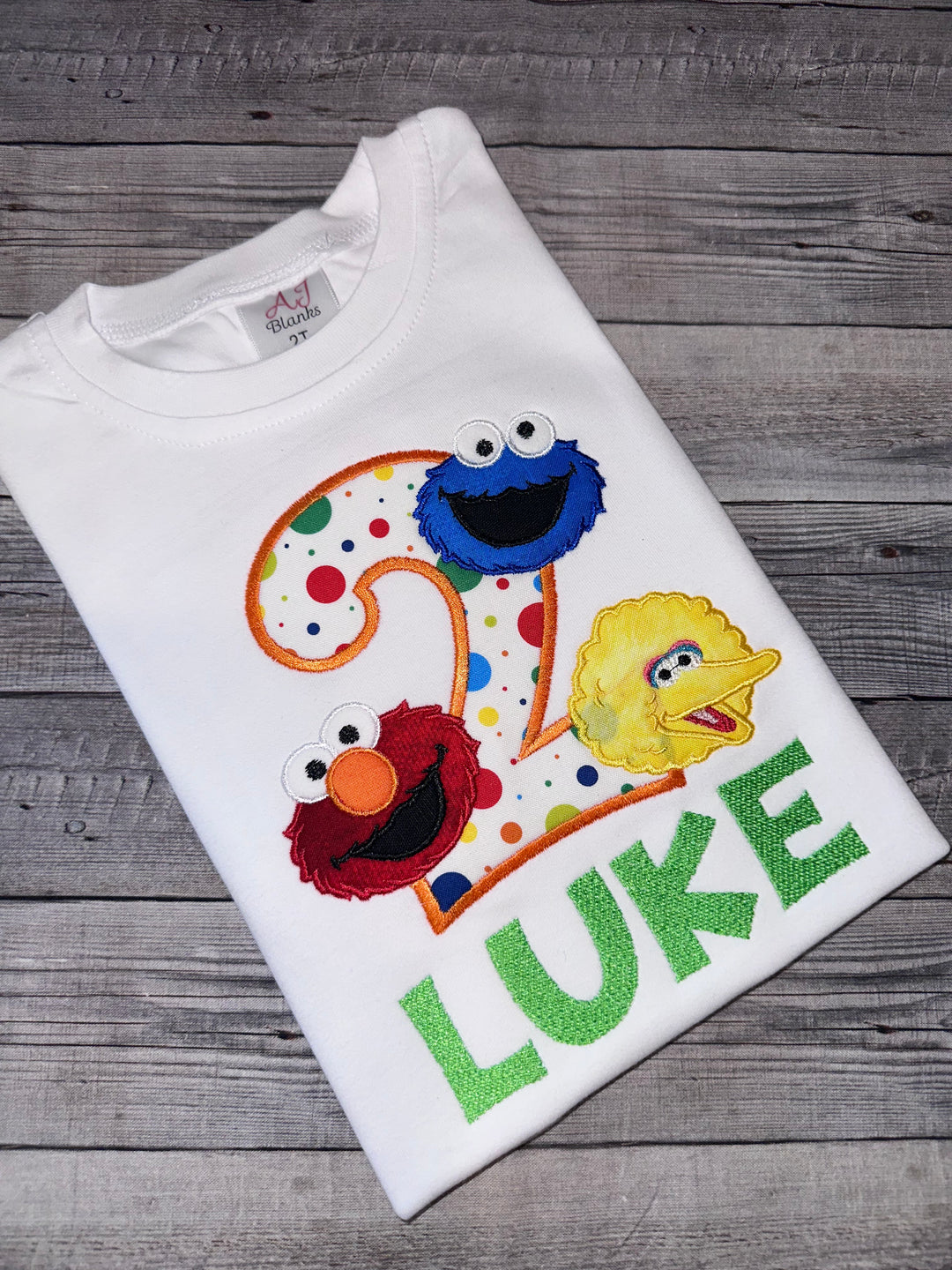 Personalized Sesame Street-Inspired Boys birthday shirt|Custom Birthday Shirt