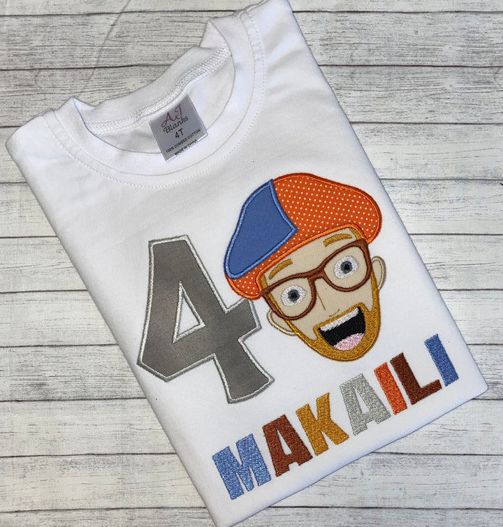 Blippi Birthday Shirt