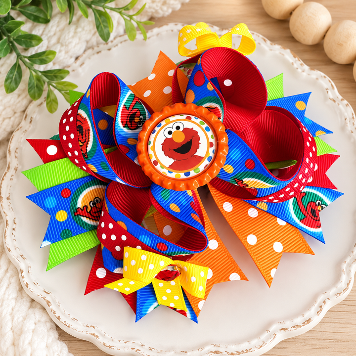 Elmo Boutique Hair Bow