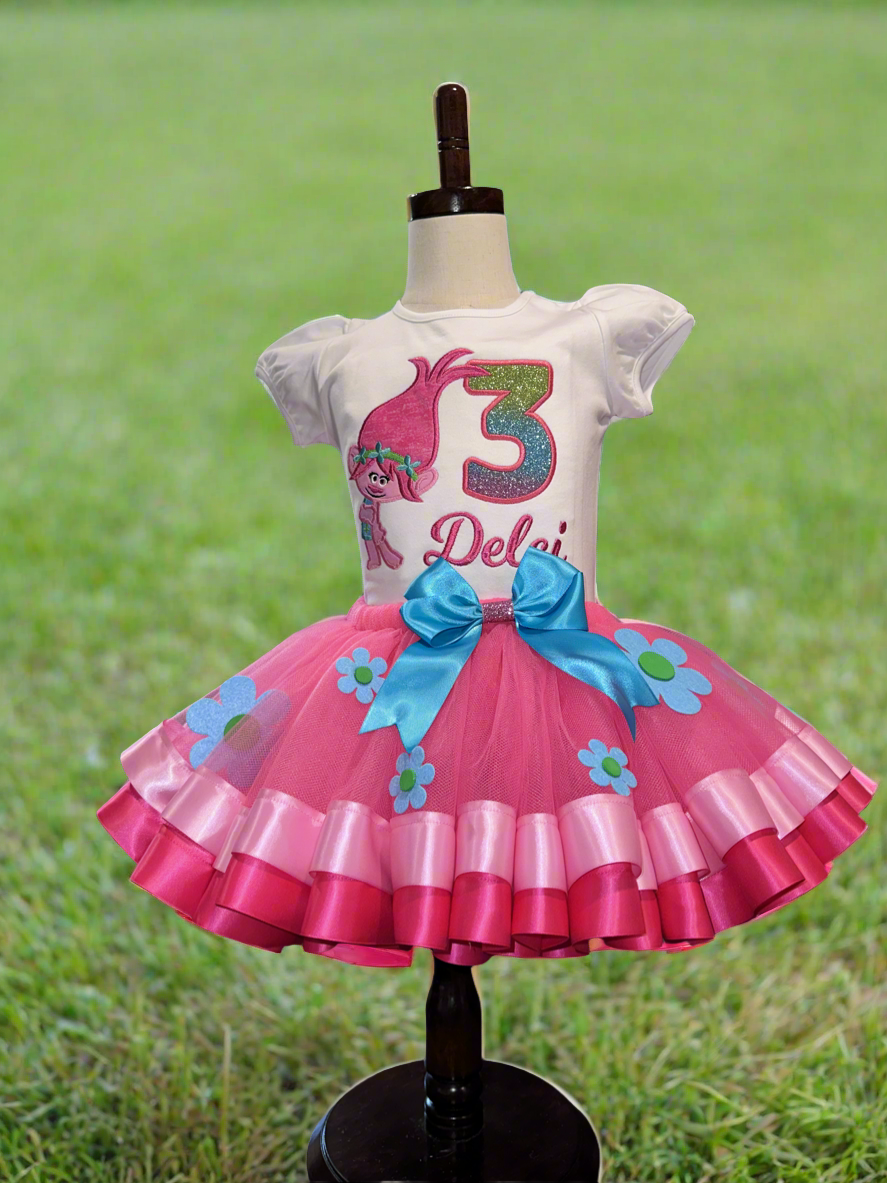 Trolls 3rd birthday outfit hotsell