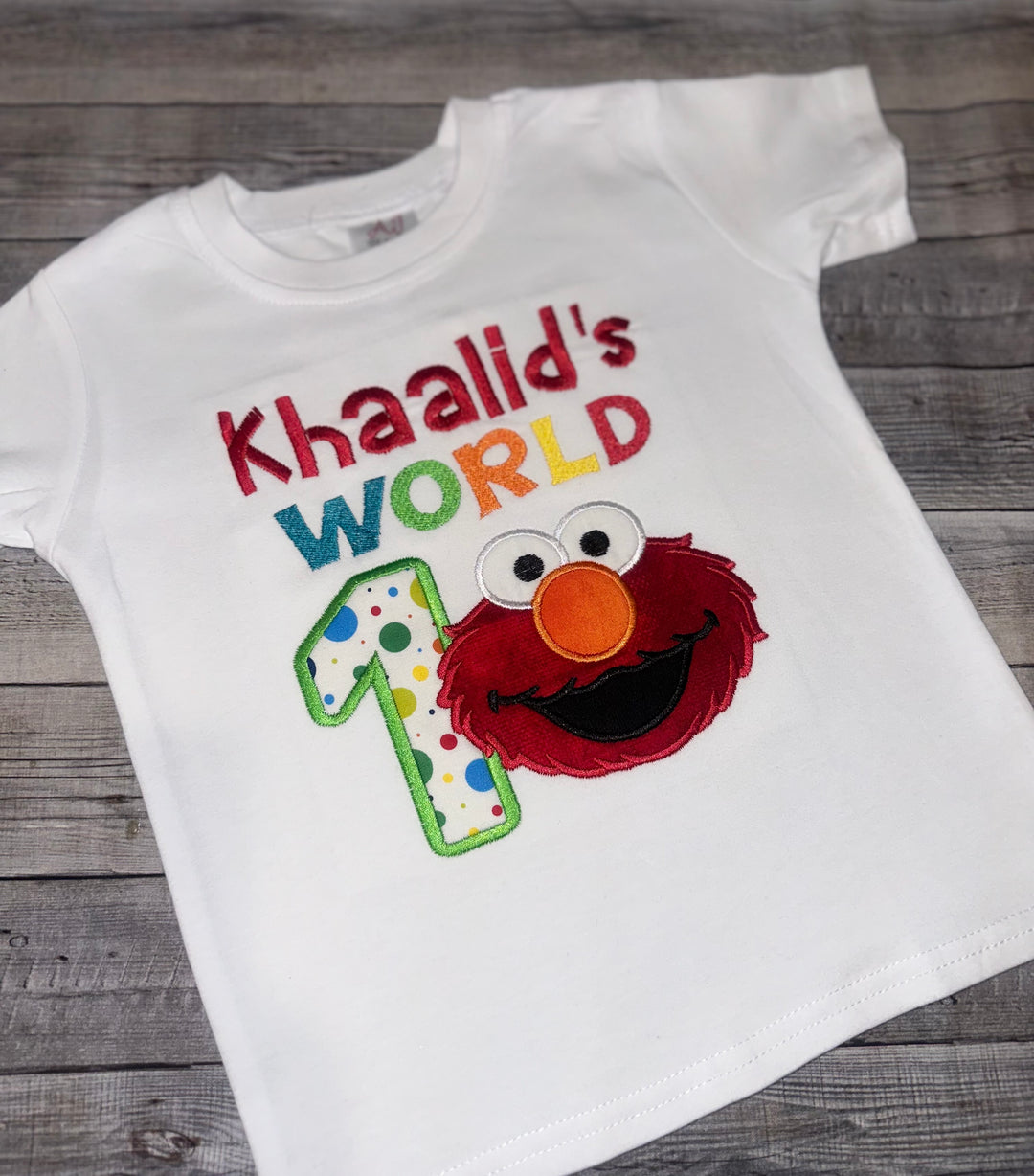 Personalized Elmo-Inspired Birthday Shirt|Custom Birthday Shirt for boys