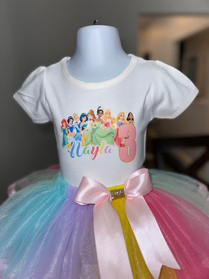 Disney princesses birthday outfit