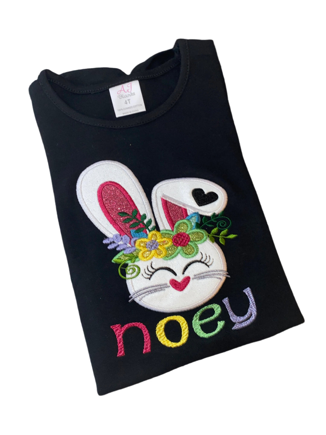 Easter glitter Bunny Shirt