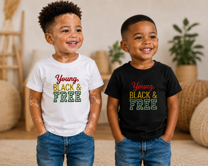 Young, Black &amp; Free Juneteenth shirt
