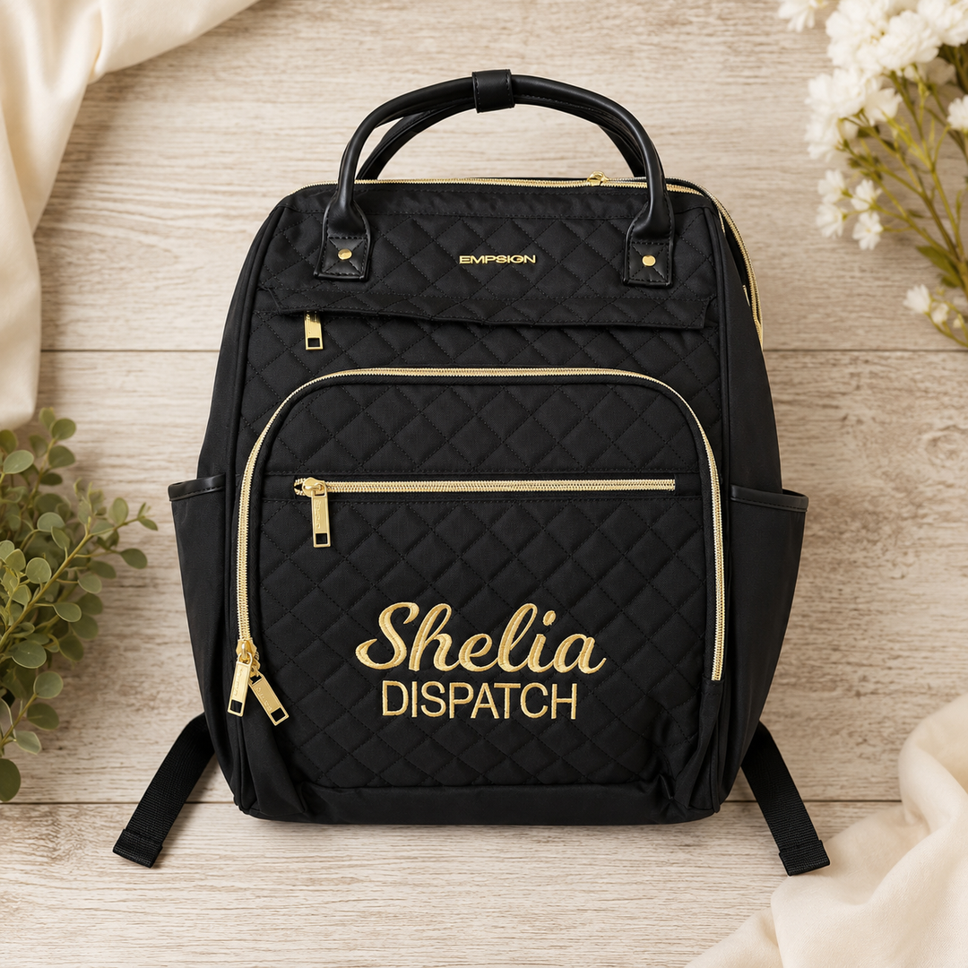 Personalized Embroidered Work Backpack