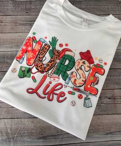 Nurse Life Christmas shirt