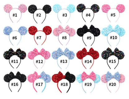 Mouse ears headband for girls