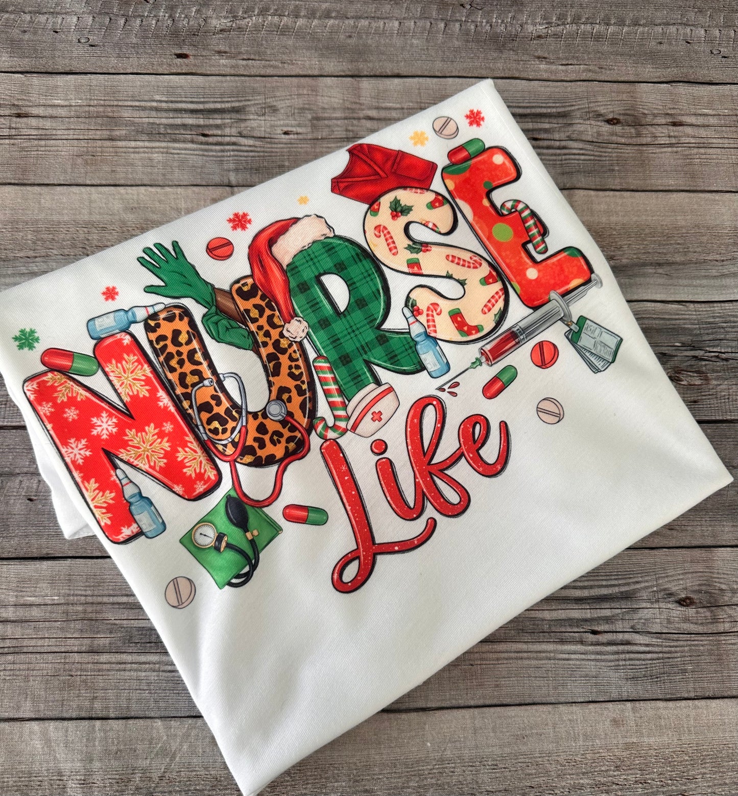 Nurse Life Christmas shirt