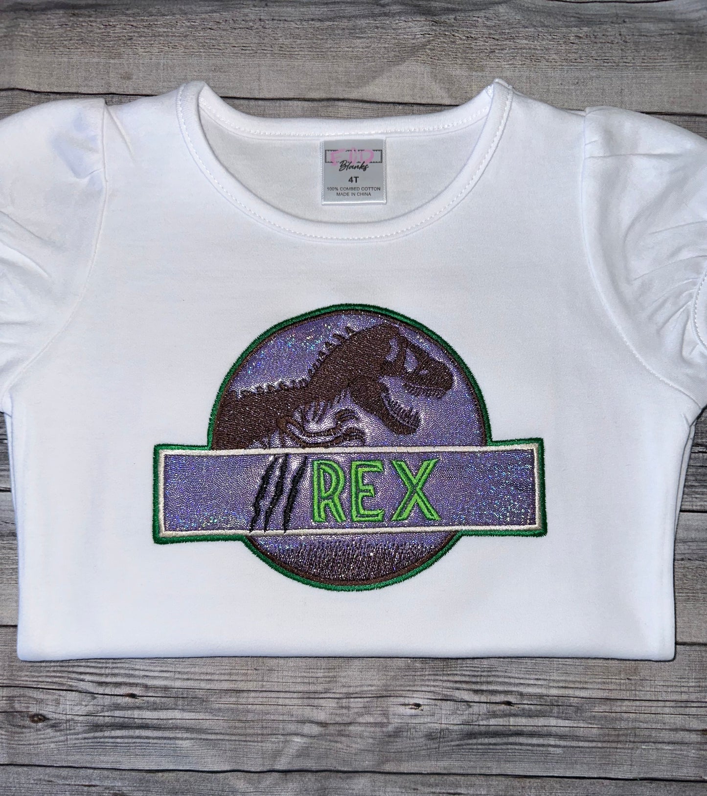 THREE -REX Jurassic World Birthday outfit