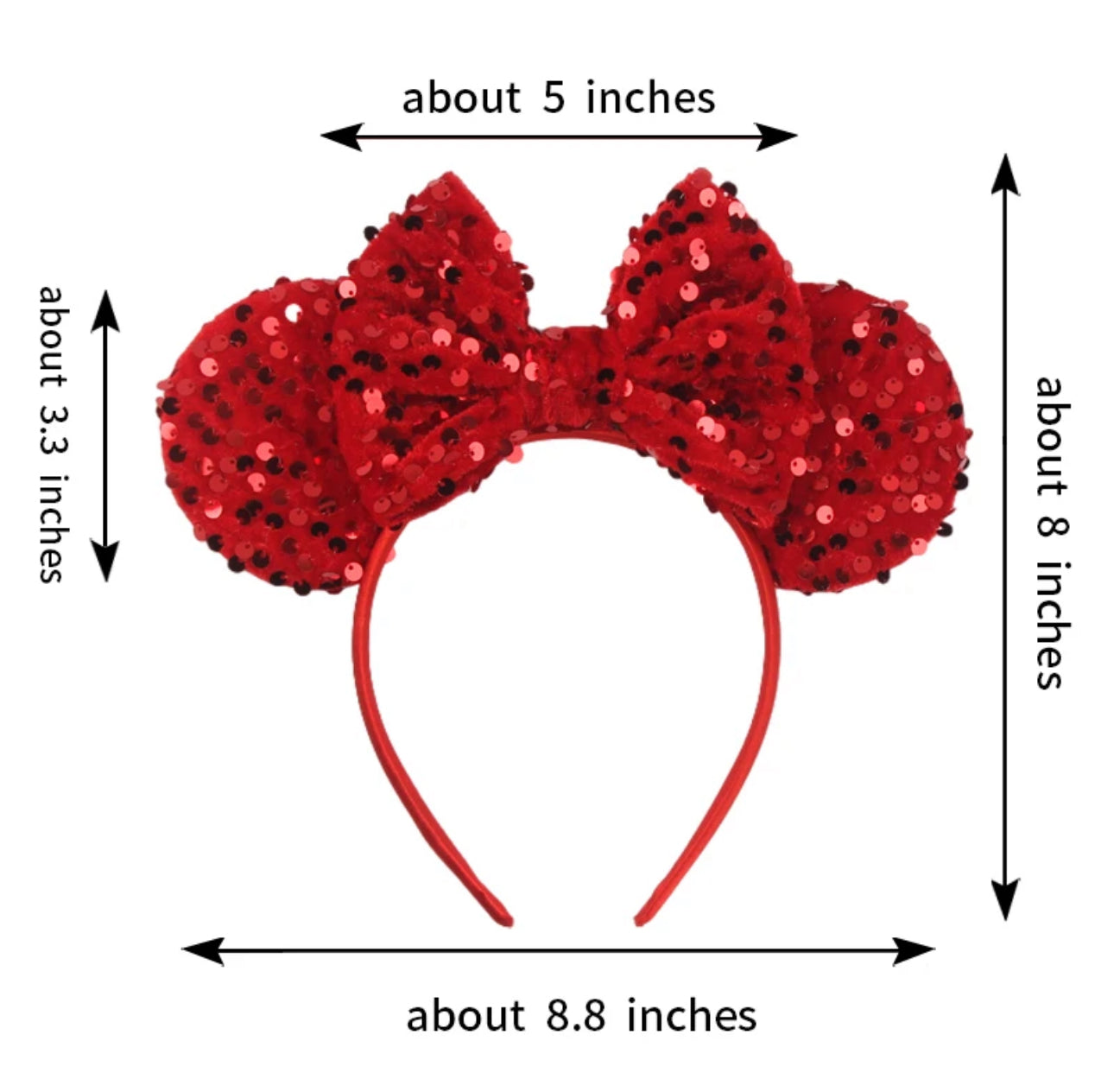 Mouse ears headband for girls