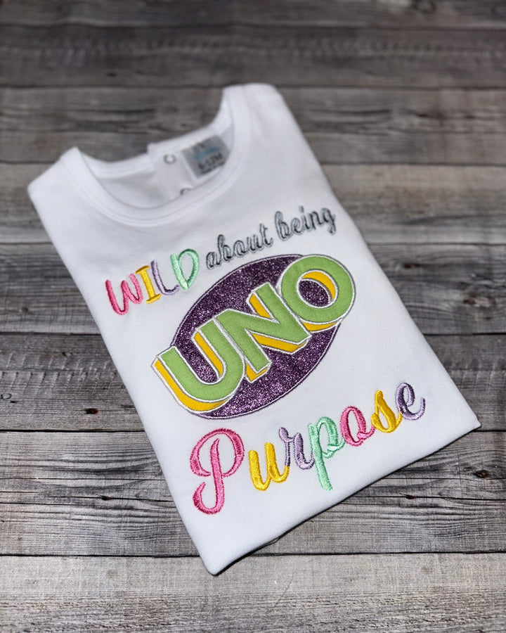 Wild about being Uno birthday outfit-pastel