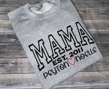 Embroidered Mama Shirt
