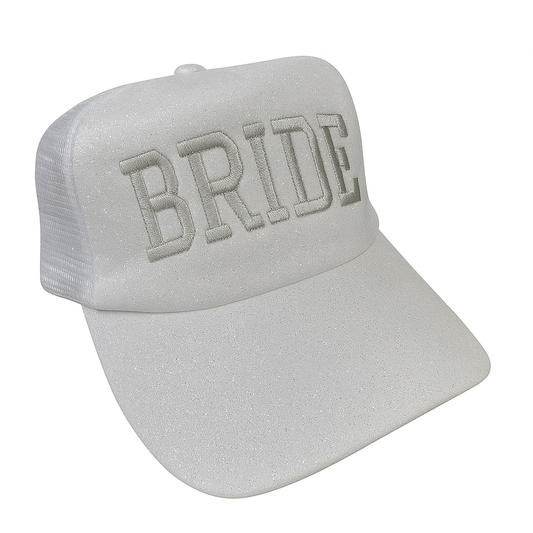 Glitter BRIDE hat