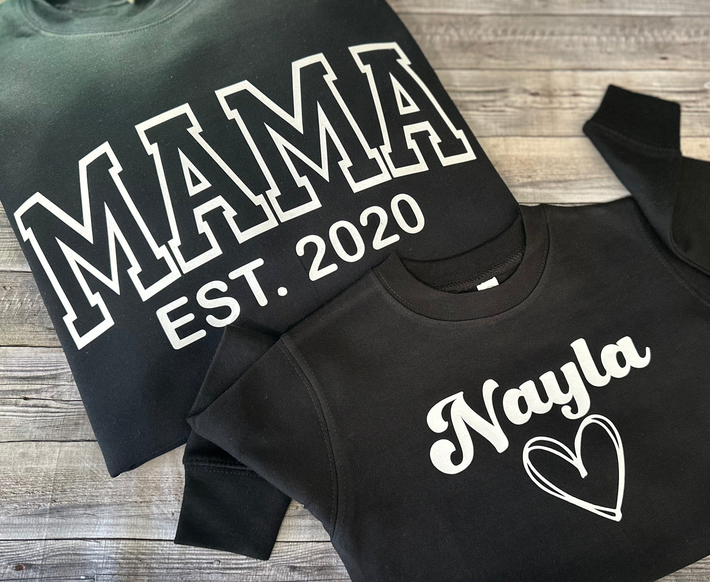 Mama & me sweatshirts-vinyl