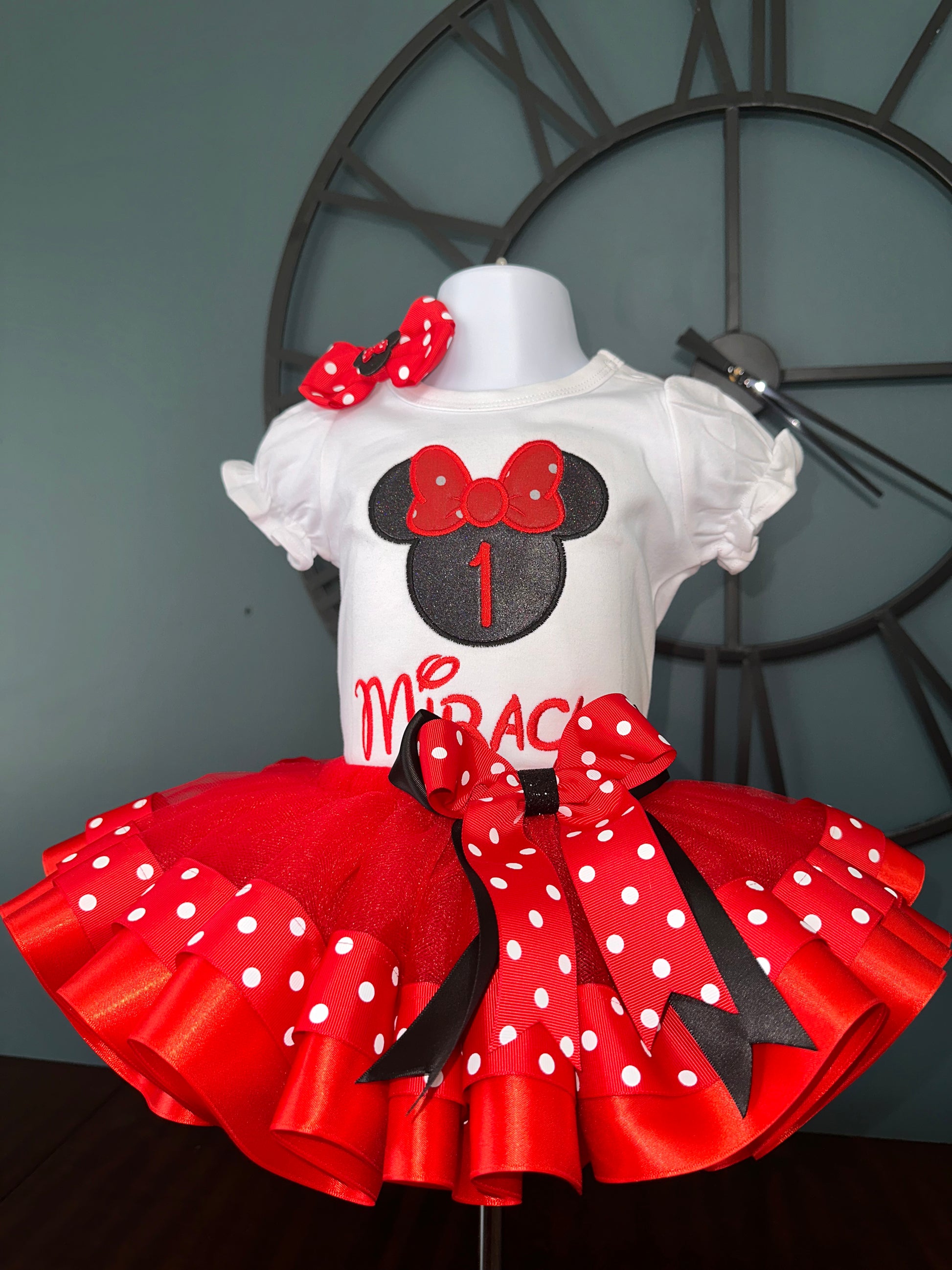 Minnie mouse birthday dress for 1 year old online