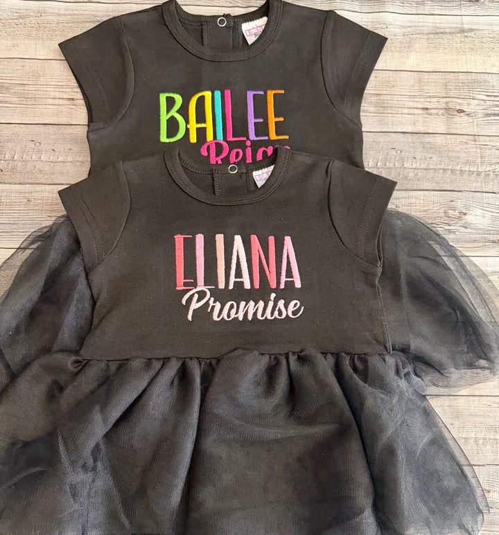 Personalized Name Tutu Romper