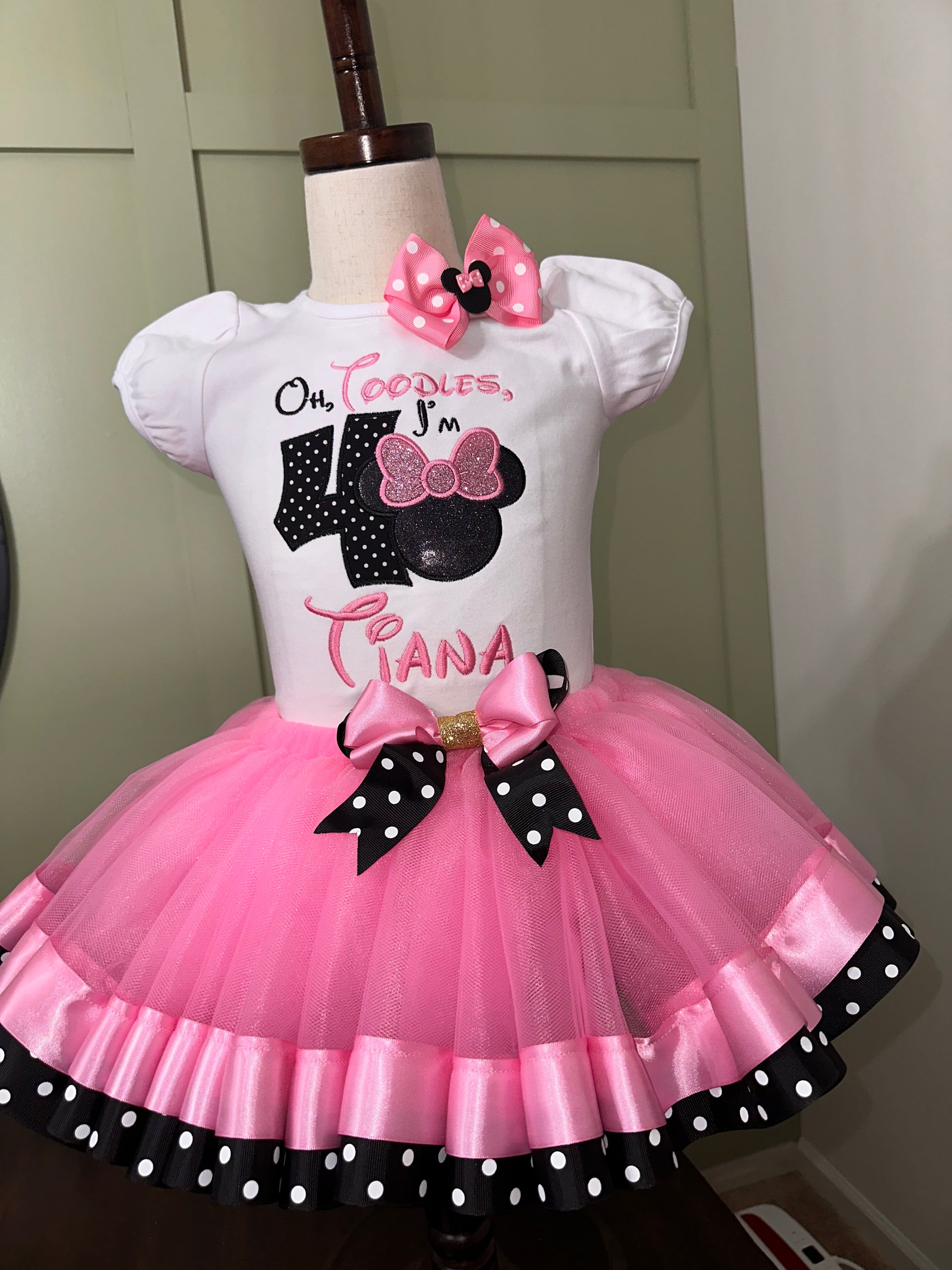 Minnie birthday outfit discount