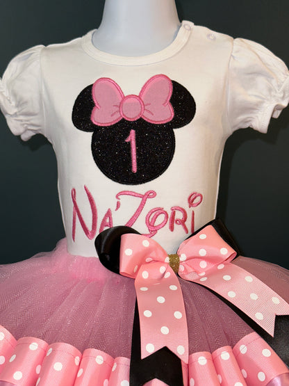 Minnie Mouse birthday outfit