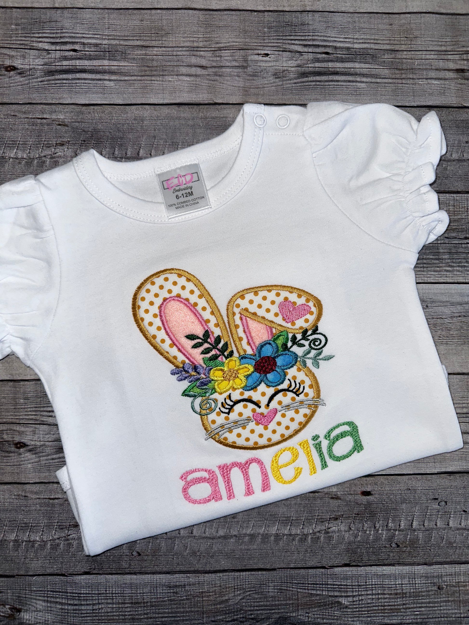 Personalized Easter bunny shirt. Easter holiday theme shirt. Easter holiday ideas and theme