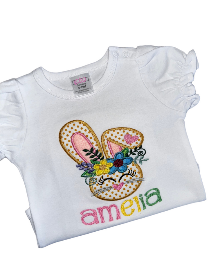 Personalized Easter bunny shirt. Easter holiday theme shirt. Easter holiday ideas and theme