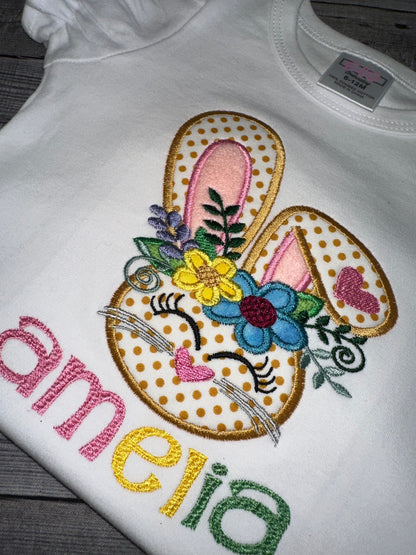 Personalized Easter bunny shirt. Easter holiday theme shirt. Easter holiday ideas and theme